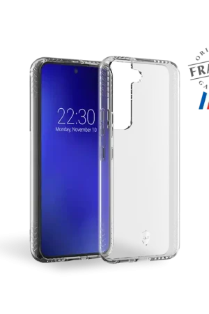 Vente Flash Coque Renforcée Samsung G S22 5G PULSE Made in France Garantie à vie Transparente Force Case