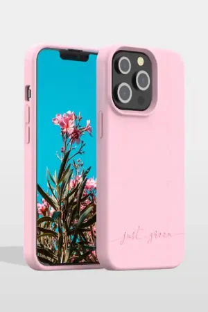 Populaire Coque iPhone 13 Pro Baby Pink Just Green