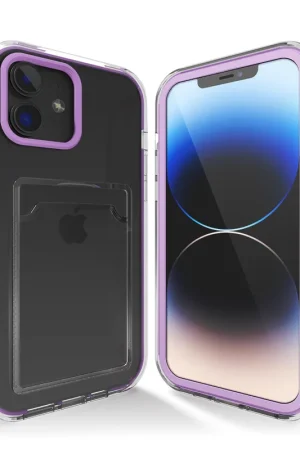 Seulement Aujourd’hui ShieldCase Coque bumper porte-cartes iPhone 12 (violet)