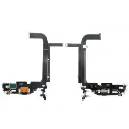 Promotion Saisonnière Nappe / Connecteur de Charge pour iPhone 13 Pro Max Noir Reconditionné (PIEC)