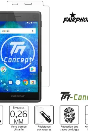 Fairphone 2 - Verre trempé TM-Concept® - Gamme Standard Premium Livraison Express