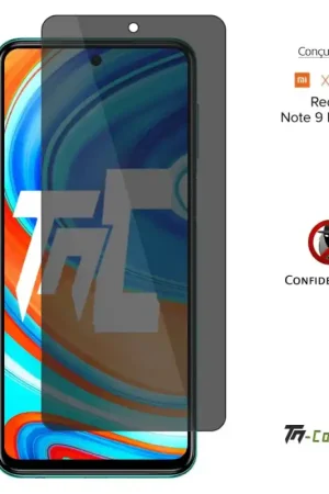 Xiaomi Redmi Note 9 Pro Max - Verre trempé Anti-Espions - TM-Concept® Produit De Marque