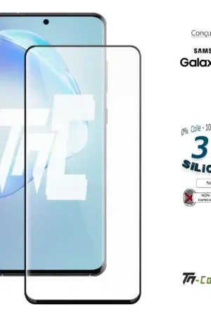 Achat Immédiat Samsung Galaxy S20 - Verre trempé incurvé 3D Silicone - TM-Concept®