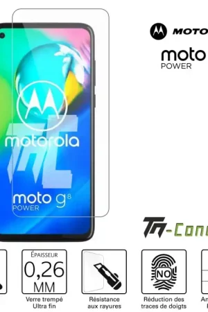 Acheter En Ligne Motorola Moto G8 Power - Verre trempé TM-Concept® - Gamme Standard Premium