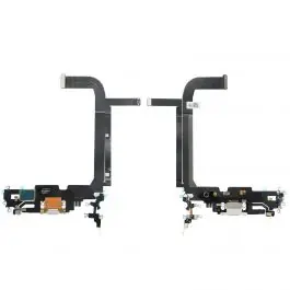 Nappe / Connecteur de Charge pour iPhone 13 Pro Max Blanc Reconditionné (PIEC) Meilleur Prix