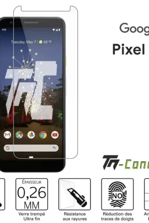 Populaire Google Pixel 3a - Verre trempé TM-Concept® - Gamme Standard Premium