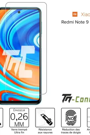 Xiaomi Redmi Note 9 Pro Max - Verre trempé TM-Concept® - Gamme Standard Premium Offre Exclusive