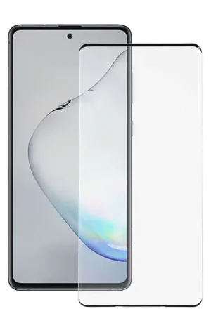 Verre Trempé Complet Noir pour Samsung Galaxy Note10 Réduction