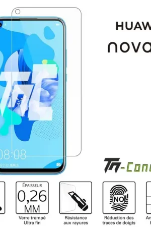 Huawei Nova 5i - Verre trempé TM-Concept® - Gamme Standard Premium Acheter Direct