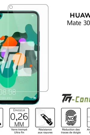 Huawei Mate 30 Lite - Verre trempé TM-Concept® - Gamme Standard Premium Soldes