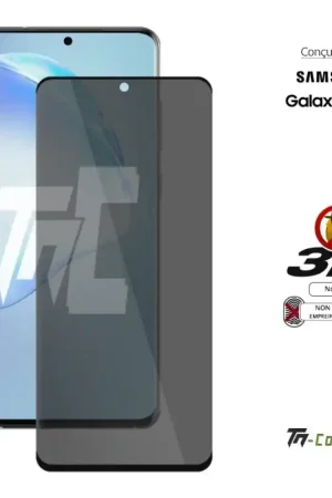 Seulement Aujourd’hui Samsung Galaxy S20 Plus - Verre trempé 3D incurvé teinté anti-espion - TM-Concept®