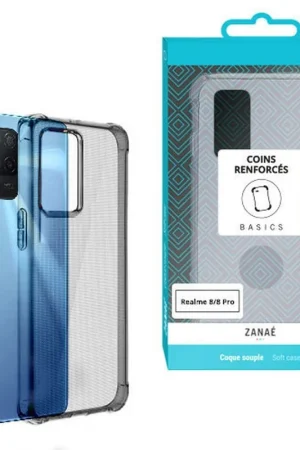 Coque Silicone Renforcée pour Realme 8/8 Pro Nouveauté