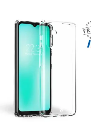 Coque Renforcée Samsung G A04S FEEL Made in France Garantie à vie Transparente - 50% Plastique recyclé Force Case Nouvelle Collection