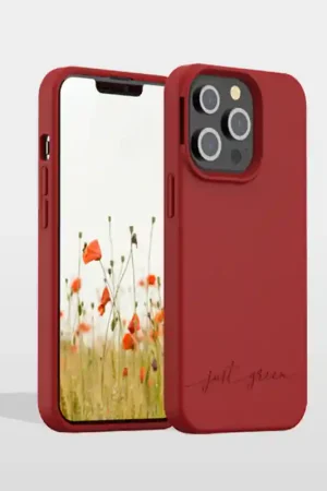 Coque iPhone 13 Pro Rouge Just Green Dernière Chance