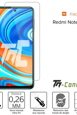 Xiaomi Redmi Note 9 Pro - Verre trempé TM-Concept® - Gamme Standard Premium Retour Gratuit