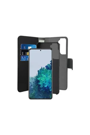 Super Prix Folio Coque Magnétique 2 en 1 Noir pour Samsung G S21 5G Puro