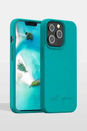 Dernier Modèle Coque iPhone 13 Pro Blue Lagoon Just Green