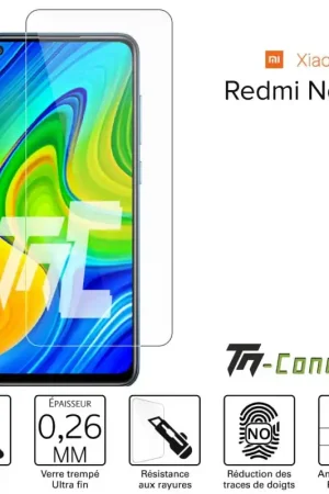 Xiaomi Redmi Note 9 - Verre trempé TM-Concept® - Gamme Standard Premium Acheter Direct