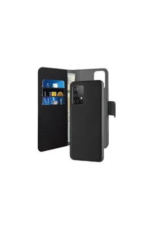 Folio 2 en 1 Samsung G A52 4G / A52 5G / A52s 5G Coque Magnétique Noir Puro Must-Have
