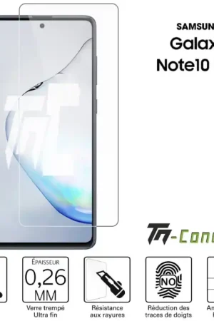 Bon Marché Samsung Galaxy Note 10 Lite - Verre trempé TM-Concept® - Gamme Standard Premium