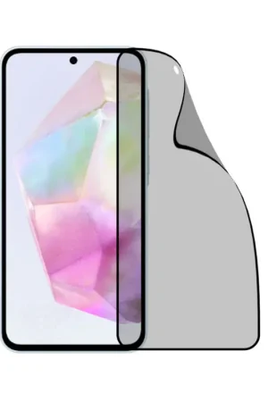 Verre Trempé Incassable Antiespion pour Samsung Galaxy A56 5G Réduction