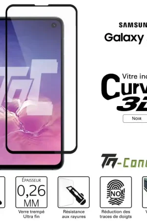 Must-Have Samsung Galaxy S10e - Verre trempé 3D incurvé - TM-Concept®