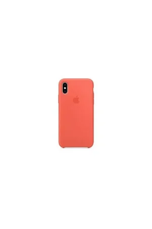 Solde Coque iPhone Xs en silicone - Nectarine
