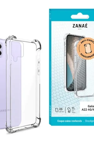 Acheter En Ligne Coque Silicone Transparent pour Galaxy A22/M22