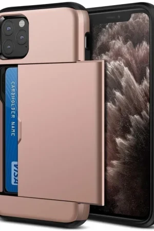 Livraison Express ShieldCase Coque cartes slider iPhone 12 Pro (rose)