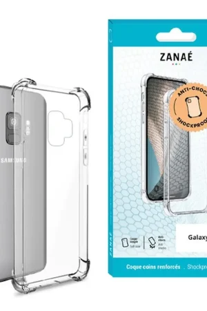 Coque Silicone Transparent pour Galaxy S9 Authentique