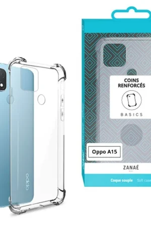 Commander Vite Coque Silicone Transparent pour Oppo A15