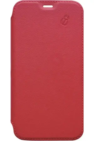 Livraison Gratuite Etui folio pour iPhone Xr Beetle Case rouge