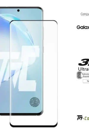 Samsung Galaxy S20 - Verre trempé 3D incurvé - compatible empreinte - TM-Concept® Meilleur Prix