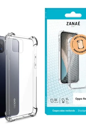 Réduction Coque Silicone Transparente avec Coins Renforcés pour Oppo Reno4 Z