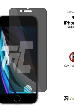 Apple iPhone SE (2020) - Verre trempé Anti-Espions - TM-Concept® Commander Maintenant