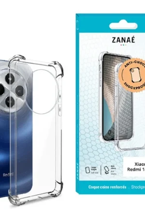 Coque Silicone Transparente Coins Renforcés pour Redmi 14C 4G Vente Directe