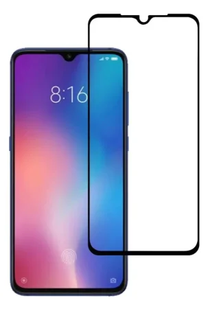 Réduction Verre Trempé Complet Noir pour Xiaomi Mi 9 SE