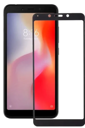 Prix Réduit Verre Trempé Complet Noir pour Xiaomi Redmi 6