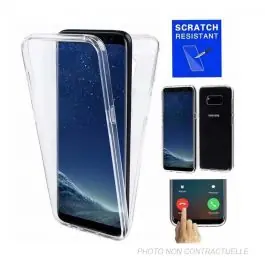 Haute Qualité Coque silicone transparente avant arrière 360 iPhone 11 Pro Max