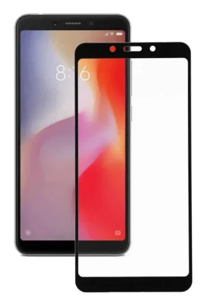 Verre Trempé Complet Noir pour Xiaomi Redmi 6A Paiement Sécurisé