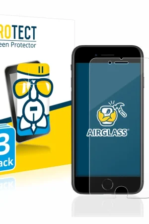 3 Pièces BROTECT AirGlass Protection d'écran en verre pour Apple iPhone SE 2 2020 Vente Directe
