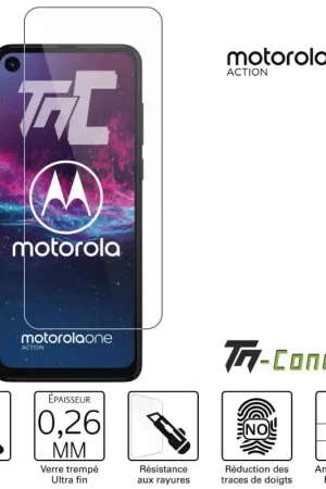 Vente Directe Motorola One Action - Verre trempé TM-Concept® - Gamme Standard Premium