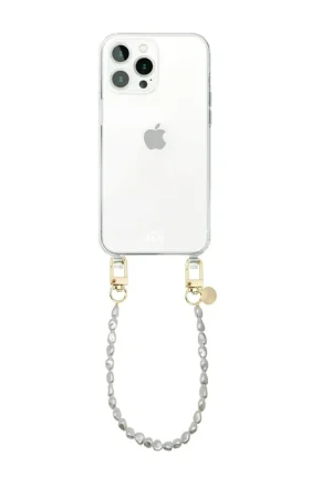 xoxo Wildhearts Coque transparente avec cordon court iPhone 16 Pro - Pearlfection Commande En Gros