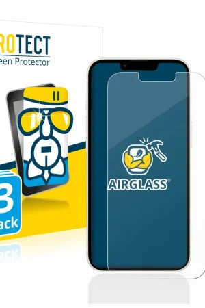 Offre Du Jour 3 Pièces BROTECT AirGlass Protection d'écran en verre pour Apple iPhone 13
