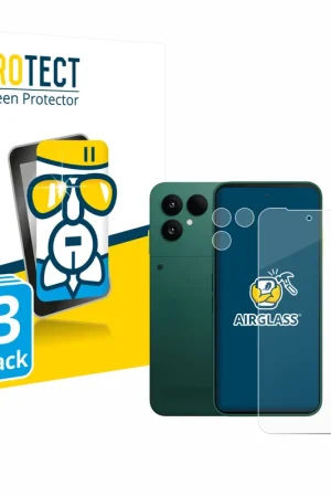 Prix Choc 3 Pièces BROTECT AirGlass Protection d'écran en verre pour Fairphone 6 (Avant+Caméra)