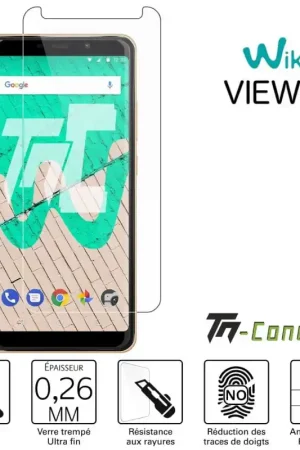 Offre Exclusive Wiko View Max - Verre trempé TM-Concept® - Gamme Standard Premium