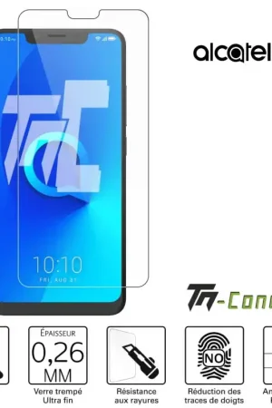 Alcatel 5V - Verre trempé TM-Concept® - Gamme Standard Premium Vente Directe