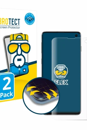 2 Pièces BROTECT Flex Full-Cover film de protection pour Samsung Galaxy S10 Meilleur Choix