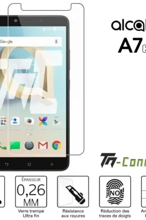 Alcatel A7 XL - Verre trempé TM-Concept® - Gamme Standard Premium Offre Spéciale
