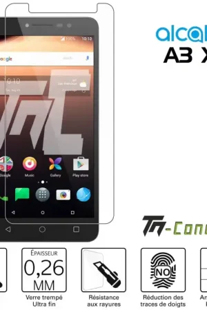 Bon Marché Alcatel A3 XL - Verre trempé TM-Concept® - Gamme Standard Premium